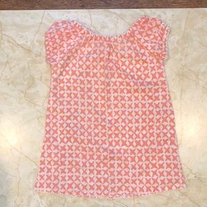 EUC coral Egg Baby shift dress